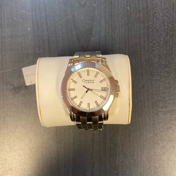 Caravelle By Bulova Men´s Silver Tone Watch